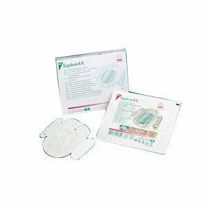 BX/50 - Tegaderm I.V. Transparent Adhesive Film Dressing with Border 3-1/2" x 4-1/2"