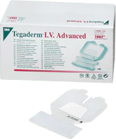 BX/100 - Tegaderm I.V. Transparent Adhesive Advance Securement Dressing 2-1/2" x 2-3/4"