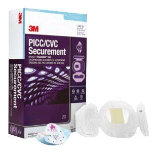 BX/20 - PICC/CVC Securement Device + Tegaderm I.V. Advanced Securement CHG Dressing