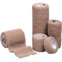 EA/1 - Coban Non-Sterile Self-Adherent Wrap 4" x 5 yds., Tan - Replacment for 882084C and 882084L