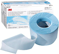 EA/1 - 3M Micropore S Surgical Tape, Single-patient use roll, 1" x 1.5 yds.