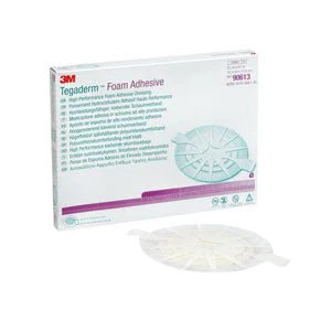 BX/5 - Tegaderm High Performance Adhesive Foam Dressing 6-1/8" x 5-5/8" Medium Oval