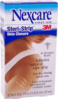 BX/30 - Steri-Strip Skin Closure Strip 1/4" x 4"