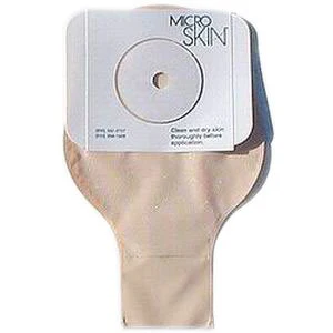 BX/10 - 1Pc 11" Drain Pouch W/Press N Seal Closure & Filter,1 1/8" Stoma