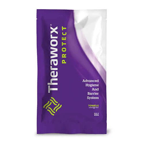 PK/8 - Theraworx Protect Bathing Wipes, Fragrance Free
