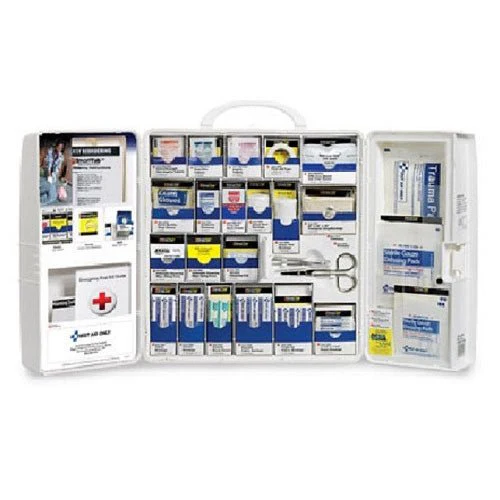 EA/1 - Business First Aid Plastic Wall Mount Cab with Carry Handle