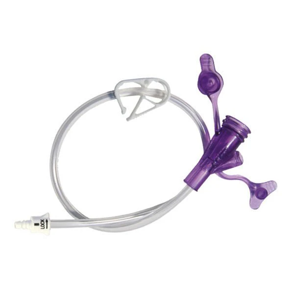 EA/1 - 12" Sterile Purple Dual ENFit Y-Port Feeding Set