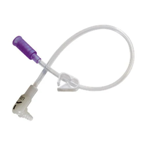 EA/1 - 24" Right Angle Single ENFit Feeding Set With Cap