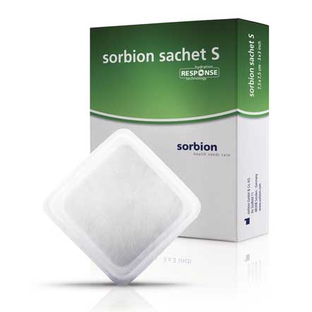BX/10 - Cutimed Sorbion Sachet S Dressing, 3" x 3"