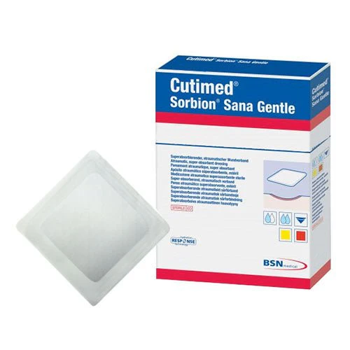 BX/10 - Cutimed Sorbion Sana Gentle Dressing 9" x 5"
