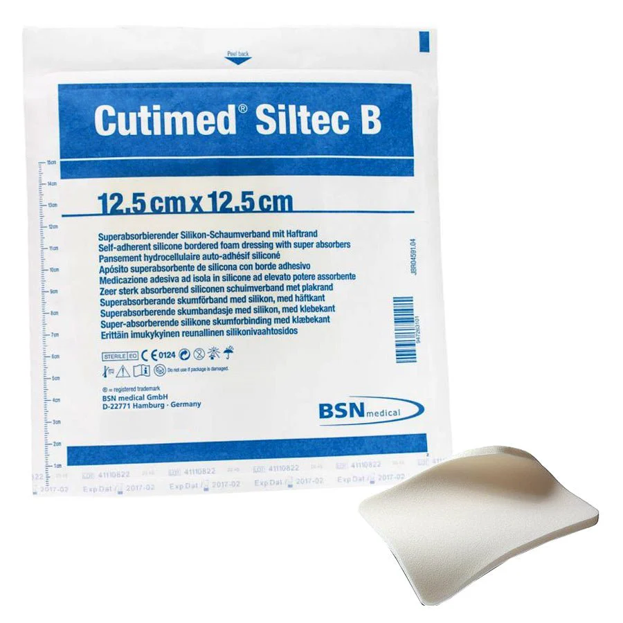 BX/10 - Cutimed Siltec B 5" x 5"