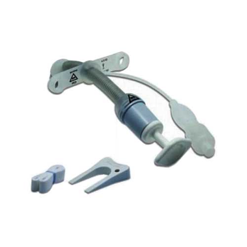 EA/1 - Smiths Medical ASD, Inc. Bivona FlexTend TTS Neonatal Straight Neck Flange Tracheostomy Tube, Size 3.5