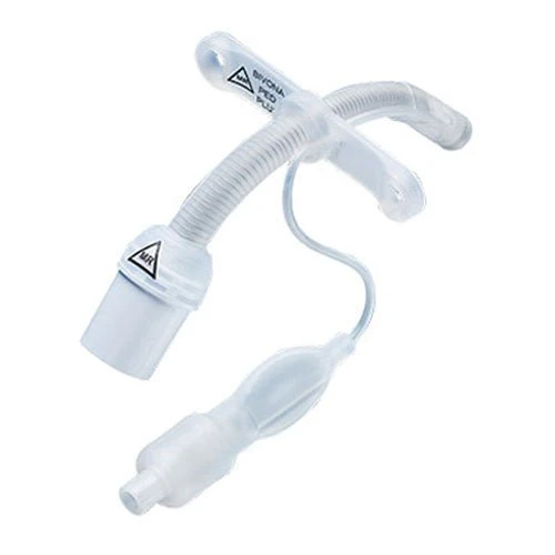 EA/1 - Smiths Medical ASD, Inc. Bivona FlexTend TTS Neonatal Straight Neck Flange Tracheostomy Tube, Size 4.0