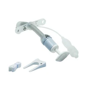 EA/1 - Smiths Medical ASD, Inc. Bivona FlexTend TTS Pediatric Straight Neck Flange Tracheostomy Tubes, Size 5.5