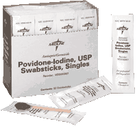 BX/50 - Povidone Iodine 10% USP Swabstick