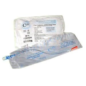 EA/1 - Cure Catheter Single, Closed System, Unisex, Straight Tip, 12 FR