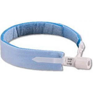 EA/1 - Tracheostomy Tube Holder 1-1/2" Wide Fits Up To 28" Neck, Blue