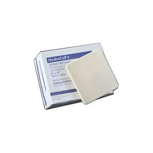 BX/10 - Hydrocell Non-Adhesive Foam Dressing with Film Backing 6" x 6"