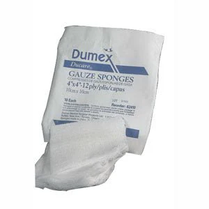 PK/200 - Ducare Non-Sterile Woven Gauze Sponge 2" x 2", 12-Ply