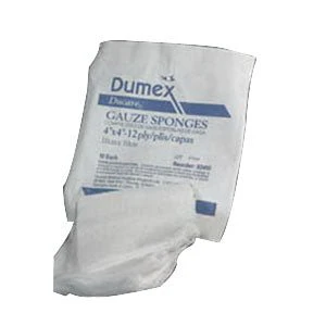 PK/200 - Ducare Non-Sterile Woven Gauze Sponge 8" x 4", 12-Ply