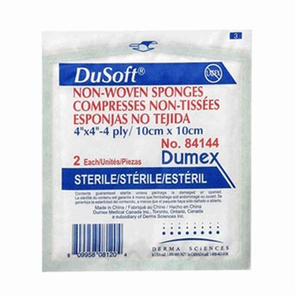PK/200 - DuSoft Non-Sterile Non-Woven Sponge, 4" x 4", 4-Ply