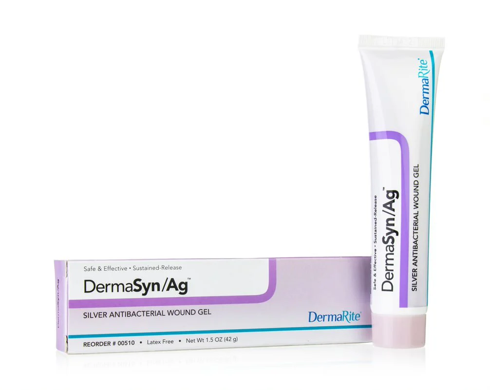 EA/1 - DermaSyn Ag Silver Antibacterial Wound Gel, 1.5 oz