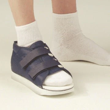 EA/1 - Post-Op Shoe, Navy Canvas Rubber, Loop-Lock, Female, Medium