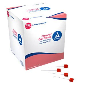 BX/250 - Oral Swabsticks, Flavored with Dentrifice