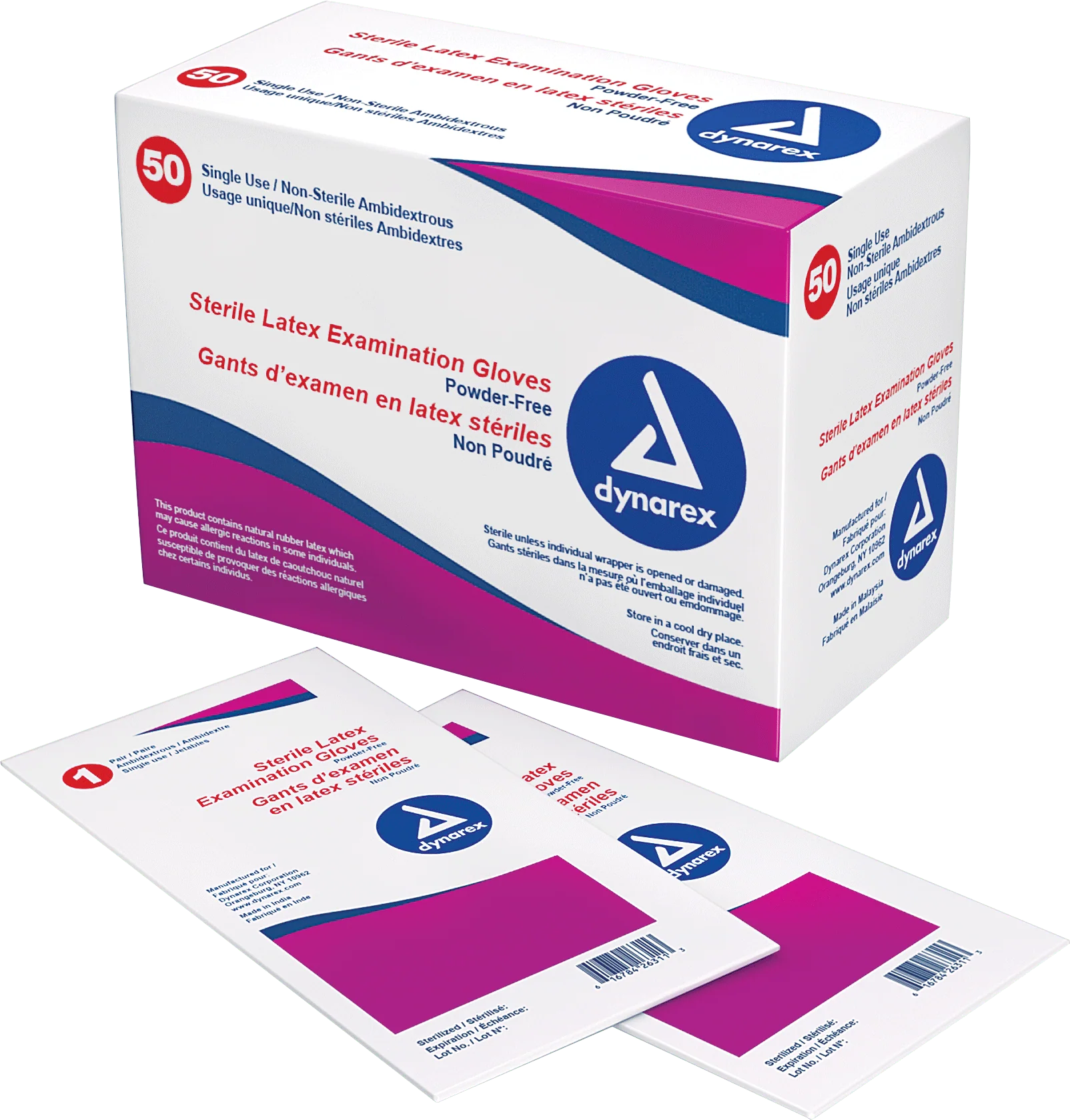 BX/50 - Sterile Powder-Free Latex Exam Glove Small