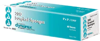 PK/200 - Non-Sterile Sugrical Gauze Sponge 2" x 2", 12-Ply
