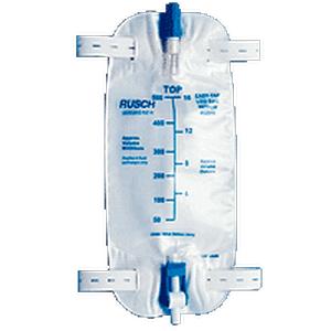 EA/1 - Teleflex Medical Inc Premium Leg Bag with Strap and Flip Valve 16.9 oz Medium, Sterile, Latex-free