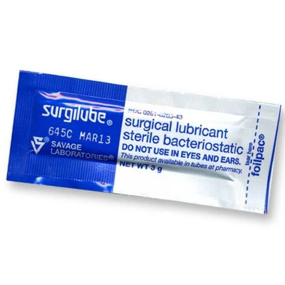 BX/144 - Surgilube Surgical Lubricant 3 g foilpac