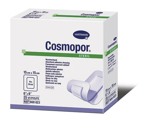 BX/25 - Cosmopor, Sterile Adhesive Island Dressing, 6" x 6"