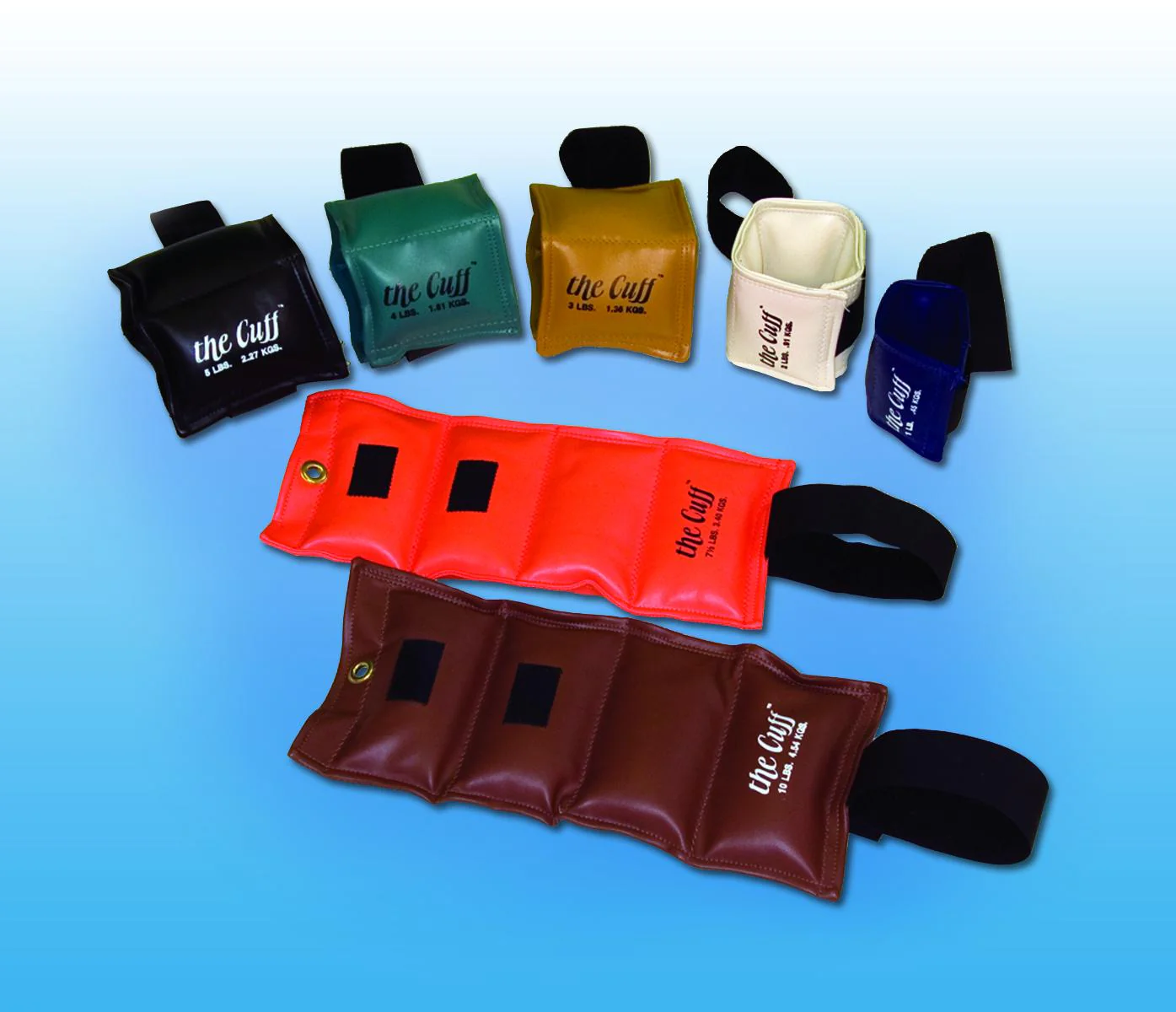 EA/1 - Original Cuff Ankle and Wrist Weight, Gold, 3 lb.