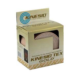PK/2 - Kinesio Tex Gold Wave Elastic Athletic Tape 1" x 5.4 yds., Beige