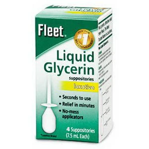 BX/4 - Fleet Liquid Glycerin Suppositories