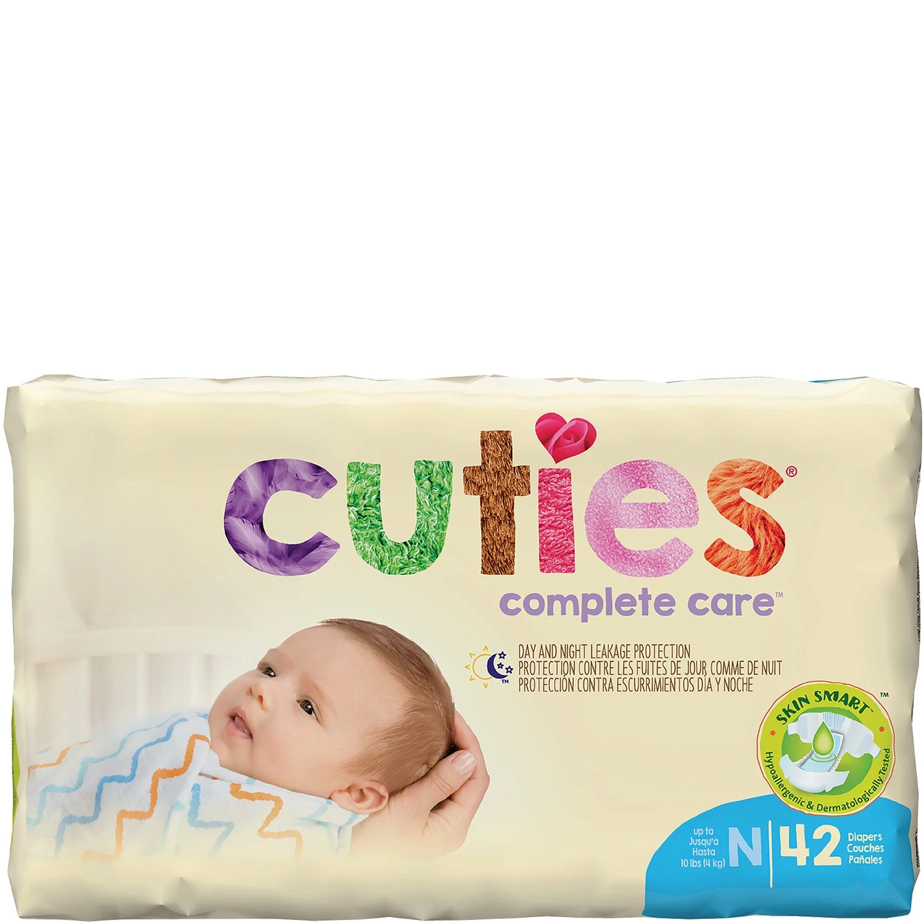 PK/42 - Cuties Complete Care Baby Diapers Newborn - Replaces: FQCCC00