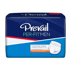 PK/20 - Prevail Per-Fit Protective Underwear for Men, Gray, Medium, 34" - 46"