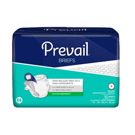 CA/96 - Prevail Adult Brief Small 20" - 31"