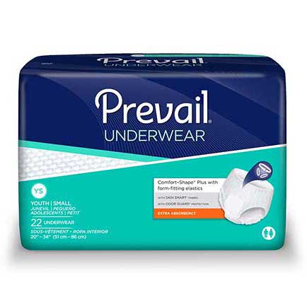 PK/22 - Prevail Youth Protective Underwear, Small, 20" - 34"