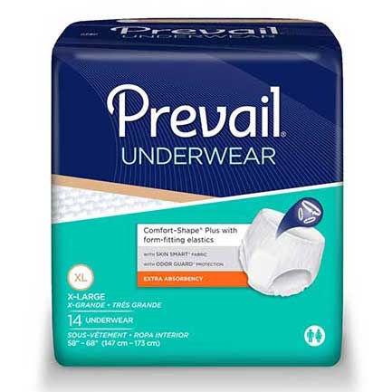 PK/14 - Prevail Protective Underwear, X-Large, 58" - 68"