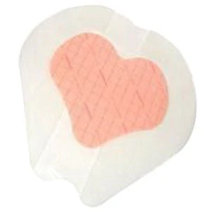 BX/10 - Shapes Silver  7.2" X 7.8" Sacral PolyMeric Membrane Dressing