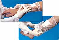 EA/1 - Surgilast Tubular Elastic Dressing Retainer, Size 2, 8" x 25 yds. (Small: Hand, Arm, Leg and Foot)