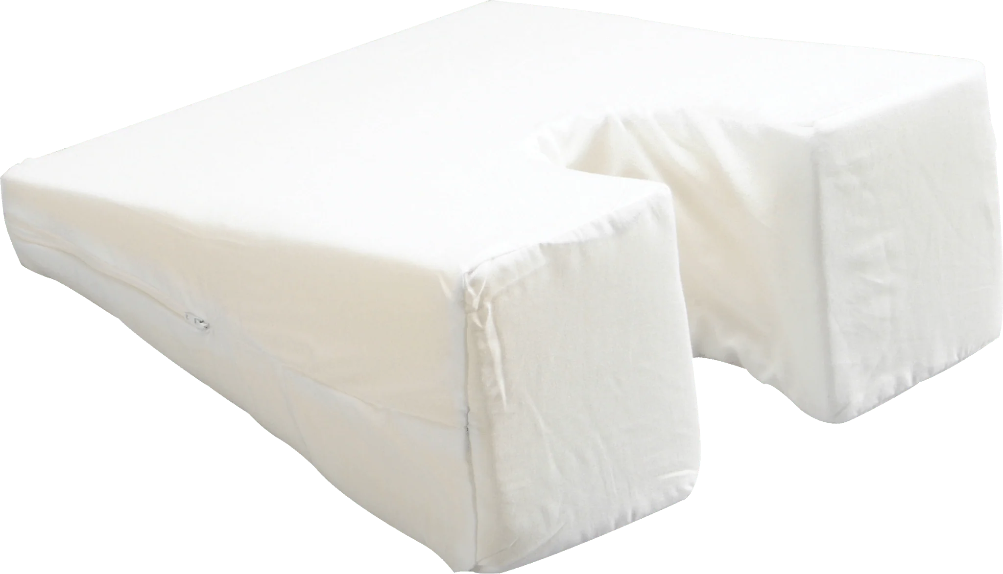 EA/1 - Face Down Pillow, 14" x 17" x 6" to 2.5", White