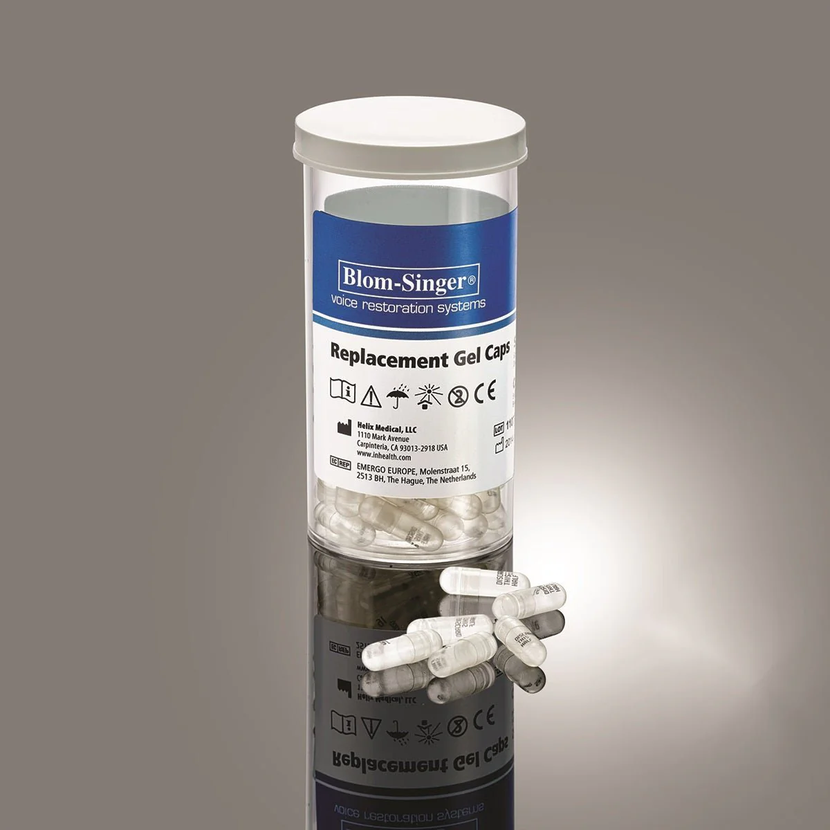 PK/90 - Blom-Singer Gel Cap Replacements 20 Fr 90/Pk