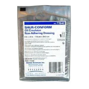 BX/36 - Shur-Conform Oil Emulsion Impregnated Dressings 3" x 8", Sterile 3's