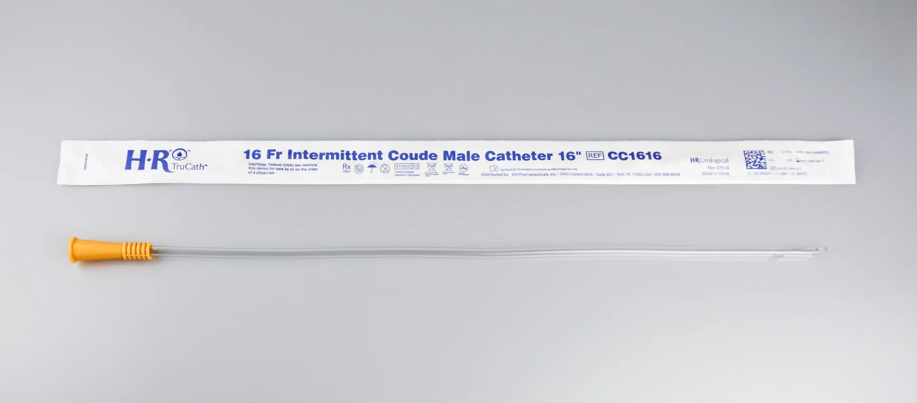 CA/300 - TruCath Intermittent Coude Catheter, 16FR, 16"