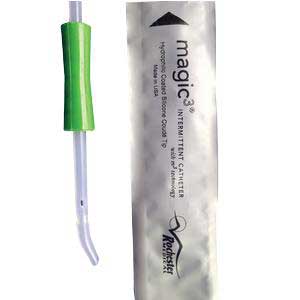 EA/1 - Magic3 Hydrophilic Coude Male Intermittent Catheter with Sure-Grip 16 Fr 16"