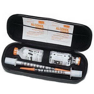 EA/1 - DI Case Eyeglass Style Insulin Protector, Black