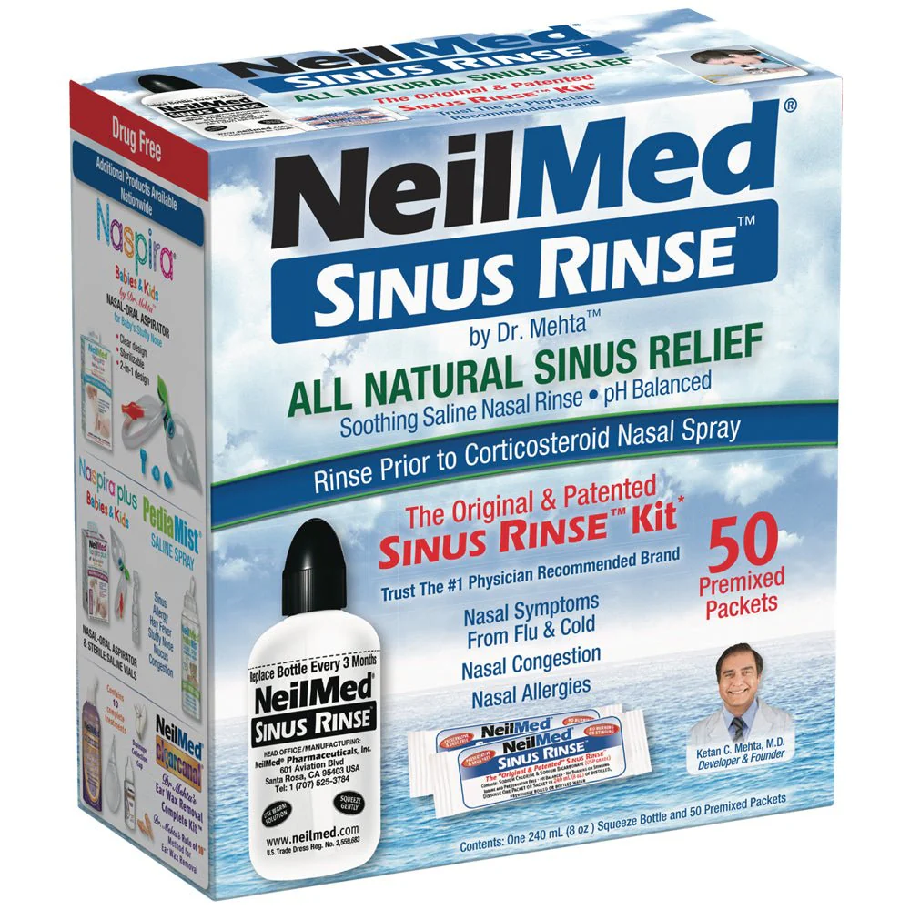 EA/50 - Sinus Rinse Starter Kit (50 Packets)